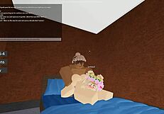 Blonde Slut Rides Big Black Cock in Roblox Porn?