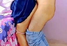 After class, my teacher takes my virginity—ow, it hurts, prof!