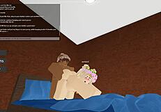 Blonde Slut Rides Big Black Cock in Roblox Porn?