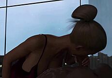 My cute roommate gets naked in sexy threesome part 11 😉