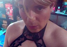 Stunning Latina shemale escort shows off hot body for wild sex