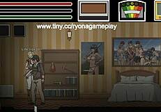 man seduces pretty lady in lustful spirit hunt ryona hentai gameplay