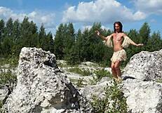 Topless Dance In White Stone Quarry