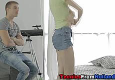 Lingerie Teen 18+ Gets Cum Sprayed in High Definition