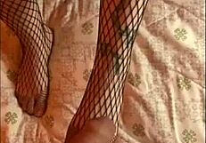 I Asked My Friend For A Big Dick With Feet In Pantyhose 😏