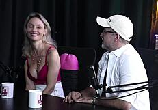 in this brazilian bdsm scene, aline fischborn and flávio paiva discuss viagra and quick cumming in lingerie