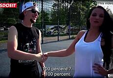 Stunning German Cam Girl Jolee Love Squirt In Bus