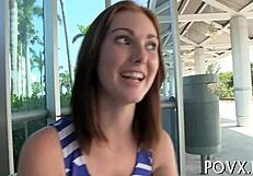 Natalie Lust Sucks Cock Hard In Doggystyle! Bent Over For Horny Teen Fuck.