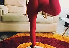 Big ass babe catches me masturbating and we fuck hard