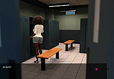 alex spies on latisha changing her dress in dreams of desire