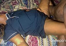 Neighbor's son sneaks in for rough sex nightly