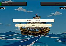 what's nami hiding under her outfit in lusty buccaneers parody ep 2? stripping for gold!