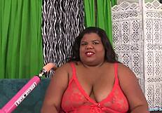 Fat ebony peaches love gets hard pounding from machine with big tits ass toys bbw masturbation black