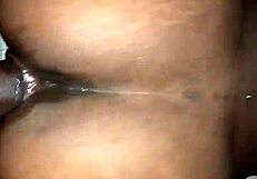 Skinny girl with fat ass gets pussy fucked by black cock 😏