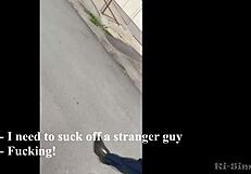 ki-sim sucking off a stranger on the street not fake in gay pov russian pickup