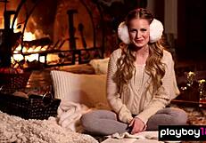 scarlett sage shows tiny tits in abandoned bar