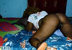 we had an intense fuck in doggystyle after she stroked my big cock.