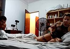 Behind The Scenes: Intense Bed Encounter With Stepfather