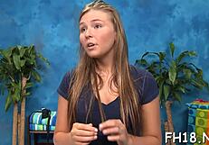 Hot eighteen girl gets fucked hard by her rubber