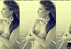 Sexy Brunette Models Strip for Playboy