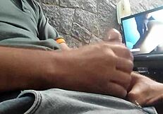 Soloboy stroking it hard in session 34