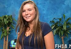 Hot eighteen girl gets fucked hard by her rubber