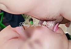 Pinay Scandal Threesome with Shaved Beauties