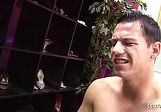 Hot fit milf in nylons seduce to fuck in store by seller