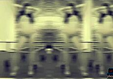 Sexy Brunette Models Strip for Playboy