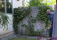 Teen participates in hardcore activity with rough elements.