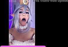 Check out this ahegao compilation from cosplay girl alicebong with big tits