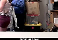 Teen shoplifter gets fucked by police officer