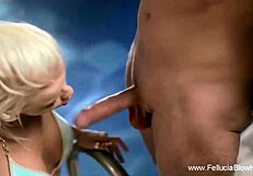 Relaxing by the pool with friends