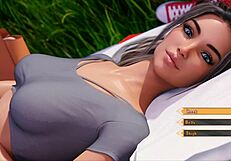 Gorgeous Maya and Josy dominate in Being a Dik chick route picnic