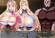 queen milf wife moans loudly getting creampied in hardcore anime hentai game