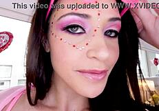 Avi Love takes huge cock deepthroat for intense POV facefuck throatpie