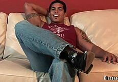 Hot gay dude, wanna see me strip and jerk off?