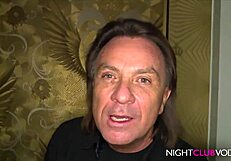 Check out this german slut with big tits in the nightclub?