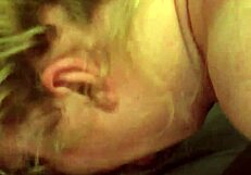 White girl sucking dick with intense passion