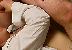 Watch The Slut Wife Stroke That Cock And Get A Huge Facial!