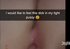 Joyliii sexts her best friend's dad until she cums
