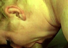 White girl sucking dick with intense passion