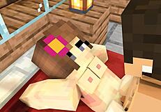 my crush called me over for steamy after-school minecraft doggystyle fun