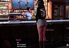 Fashionbusiness Exposes Pussy While Spreading Legs in 3D Cartoon Game Anime Hentai!