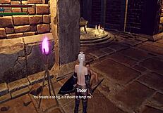 Knight girl plays dungeons part 1