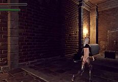 Knight girl plays dungeons part 1