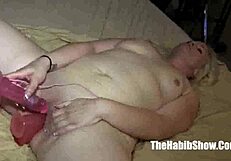 The blonde amateur explores her love for anal toys in reality.
