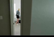 Povstepsisters - Hot Stepsister Tristan Summers Strokes Her Pervy Stepbro in Kinky Action