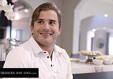 perverted husband fucks wife hard and deep in public