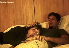 My stepsister lets me slide my cock in her mouth. We almost got caught by our parents!